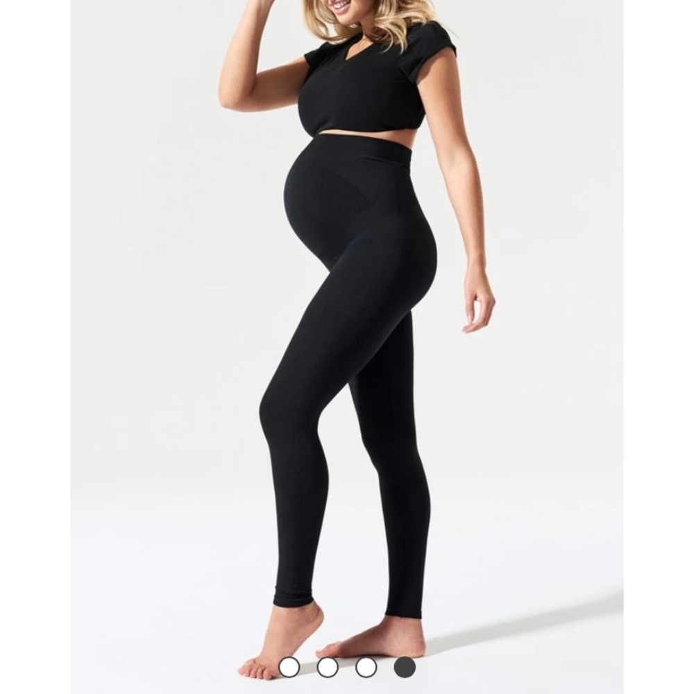 2x BLANQI Everyday Maternity Belly Support Leggins